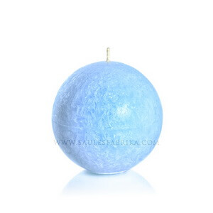 Bougies en cire de palme: Boule Light Blue