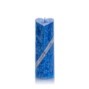 Palm wax candles: Heart Dark Blue