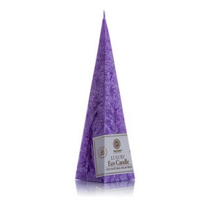 Palm wax candles: Pyramid Purple
