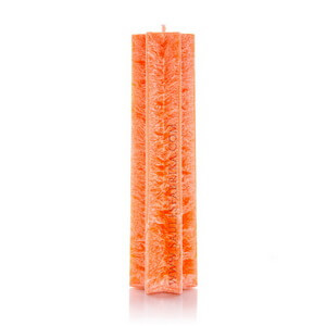 Palm wax candles: Star Orange
