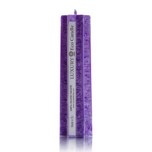 Palm wax candles: Star Purple