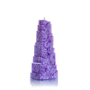 Palm wax candles: Wave Purple