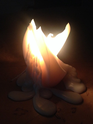Soy wax molded candles 01