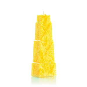 Bougies en cire de palme: Rhombe Yellow